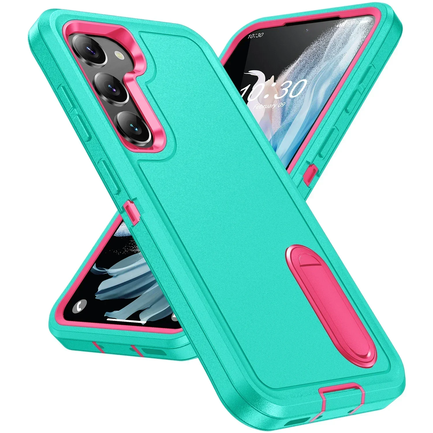 Rugged Dual Layer Anti-Slip Phone Case with Shockproof Protection