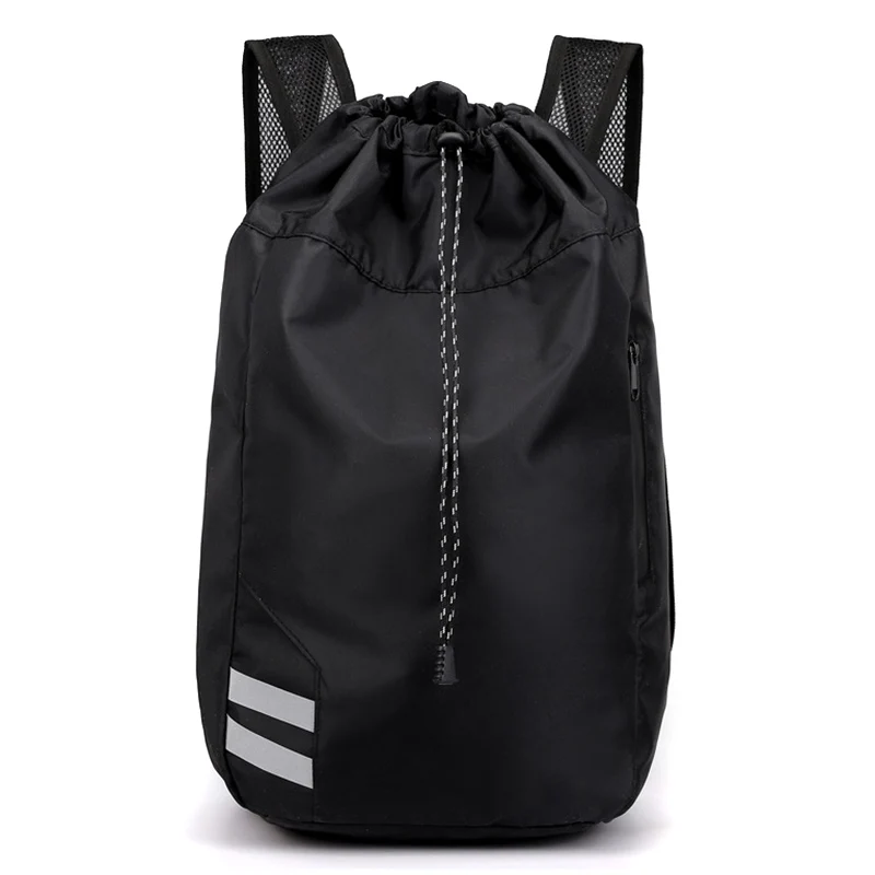 Unisex Sports Backpack Oxford Fabric Bucket Drawstring Waterproof Outdoor Soccer Football Basketball Backpack Bags 6