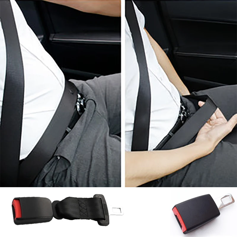 Seat belt extender seat belt extender kit Car Seat Belt Extender Safety Seatbelt Extender Auto D Type With Safety Buckle 21-22mm Seatbelt For Pregnant Woman Fat People