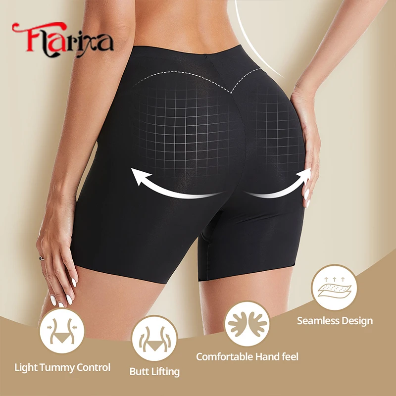 Women High Waist Safety Shorts Under Skirt Boxers Anti Chafing Thighs Comfortable Yoga Leggings Pants