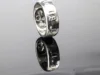 Memento Mori Skull Men's Biker Ring, Antique Stainless Steel Till Death Rings Wrapped Text for Men 2