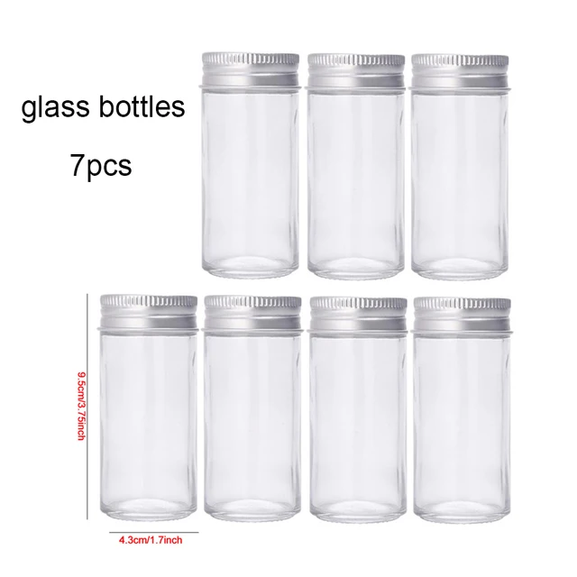 7pcs square bottles