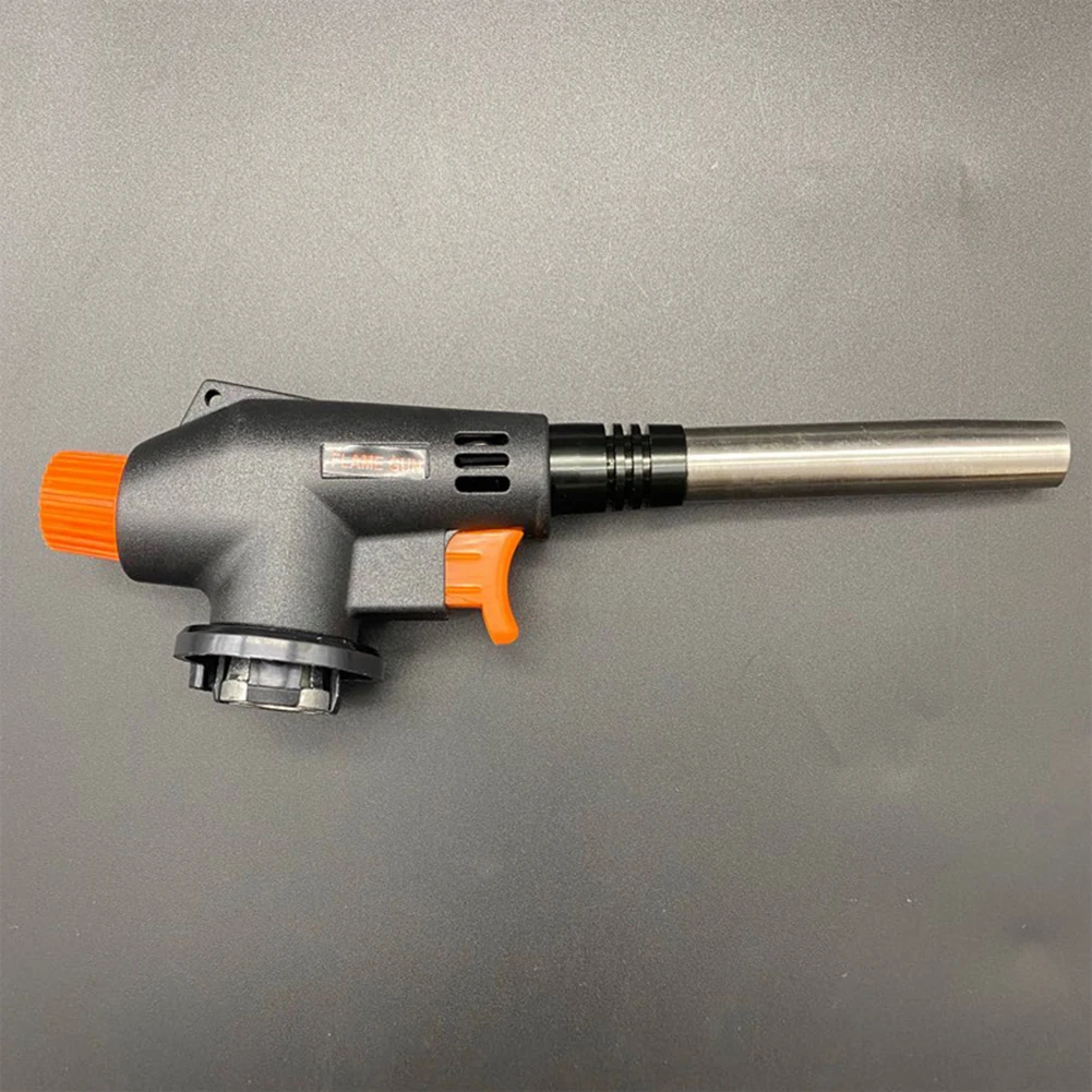 Welding Gas Torch Flame Gun Portable BBQ Cooking Camping Ignition Flamethrower Outdoor Heating Butane Burner Spray Equipment