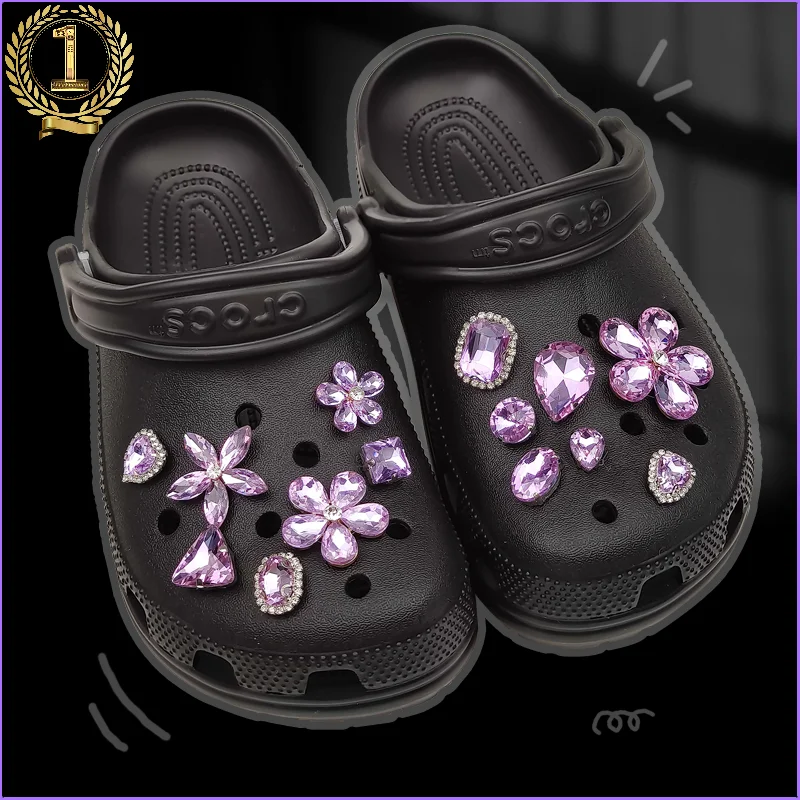 Bling Rhinestone crocs charms