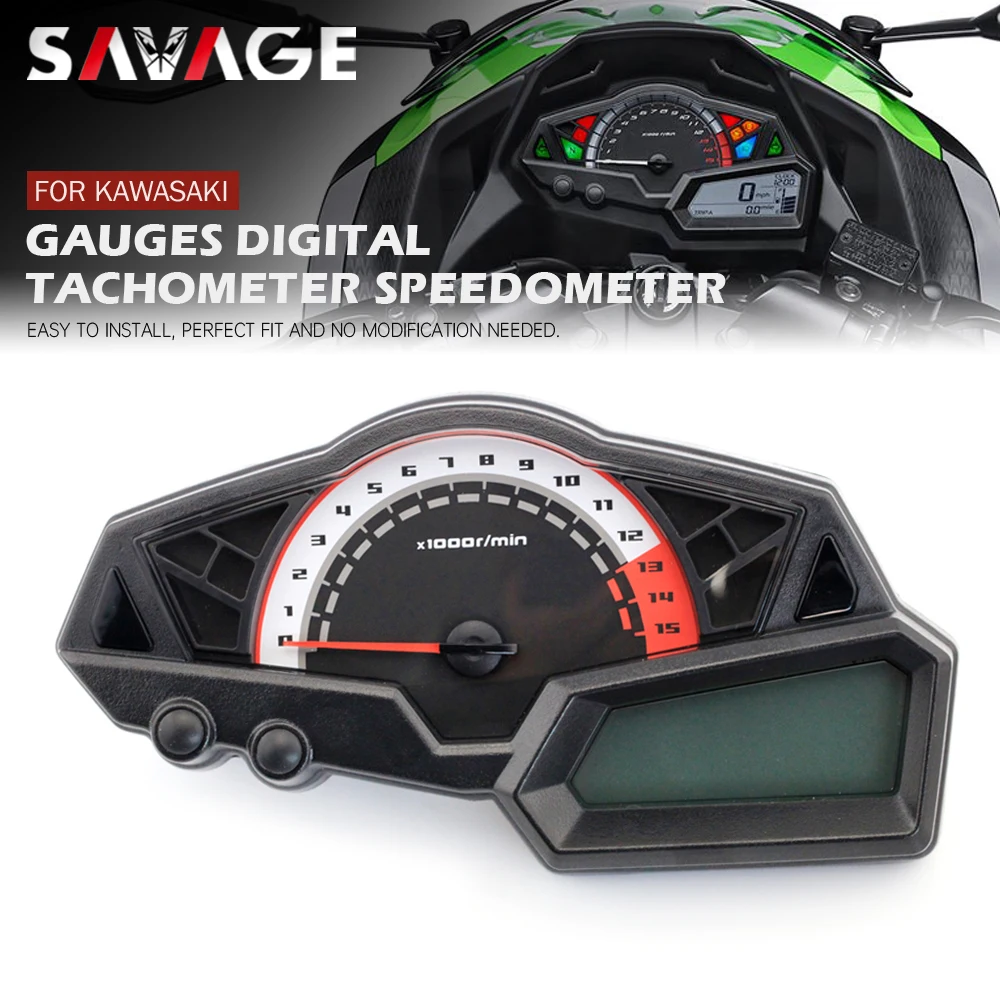 Gauges Digital Tachometer Speedometer For Kawasaki Ex250 Ninja 250 300