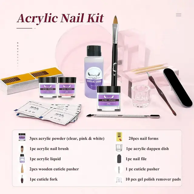 Manicure Set Complete Gel Nail Kit With LED UV Lamp Nail Drill Machine  Polygels Kit For Nails Extension Gel Nail Art Kit Tools - AliExpress