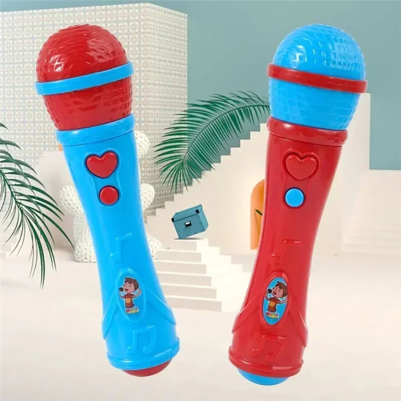 Plastic Simulation Microphone Toys Sound Amplifier Toy Gift Early Enlightenment Education Karaoke Musical Toy for Kids early education toys,educational toys,music toys,kids microphone