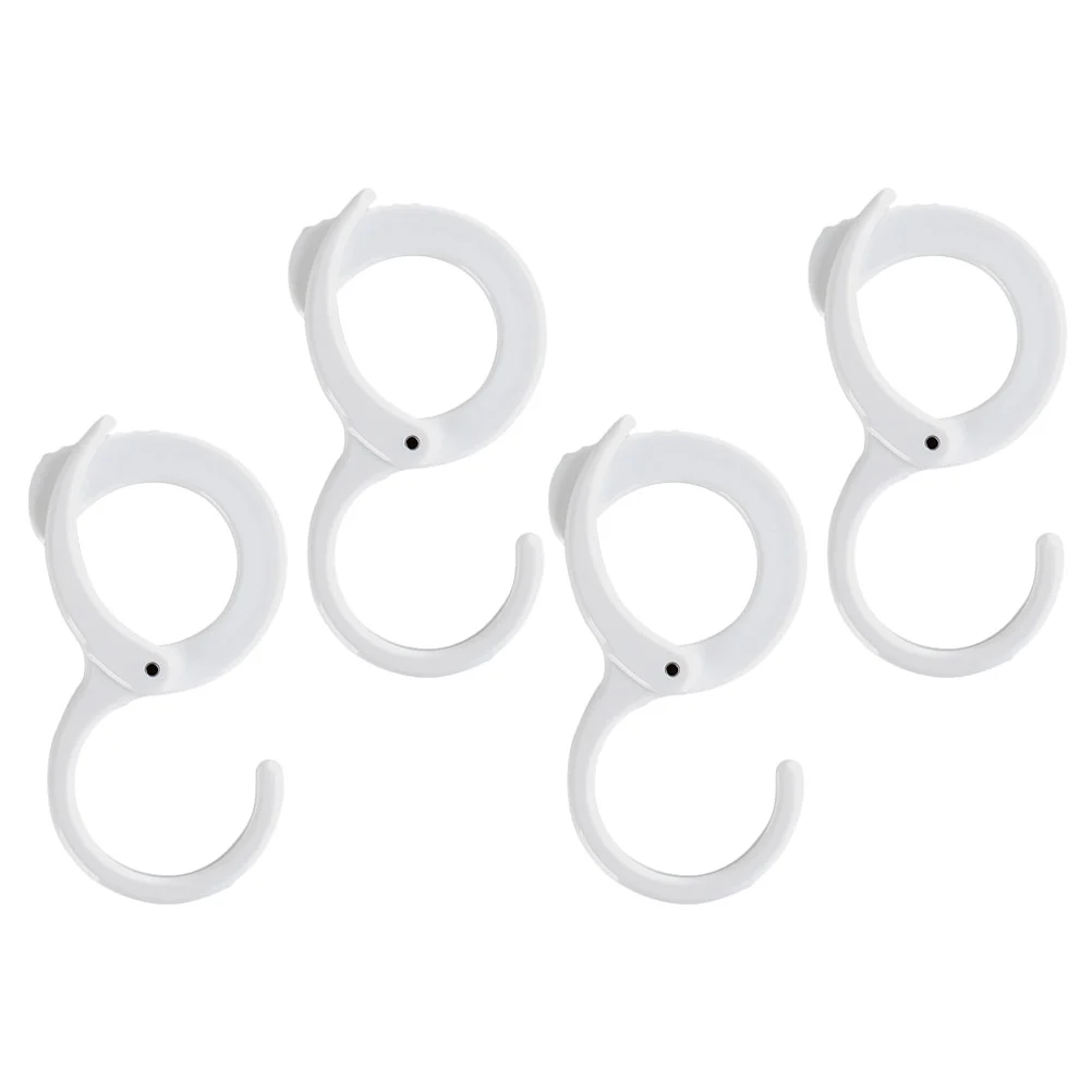 

4 Pcs S-shaped Snap Hook Crafts Hooks Heavy Duty Clothes Hanger Garden Accessories Adjustable