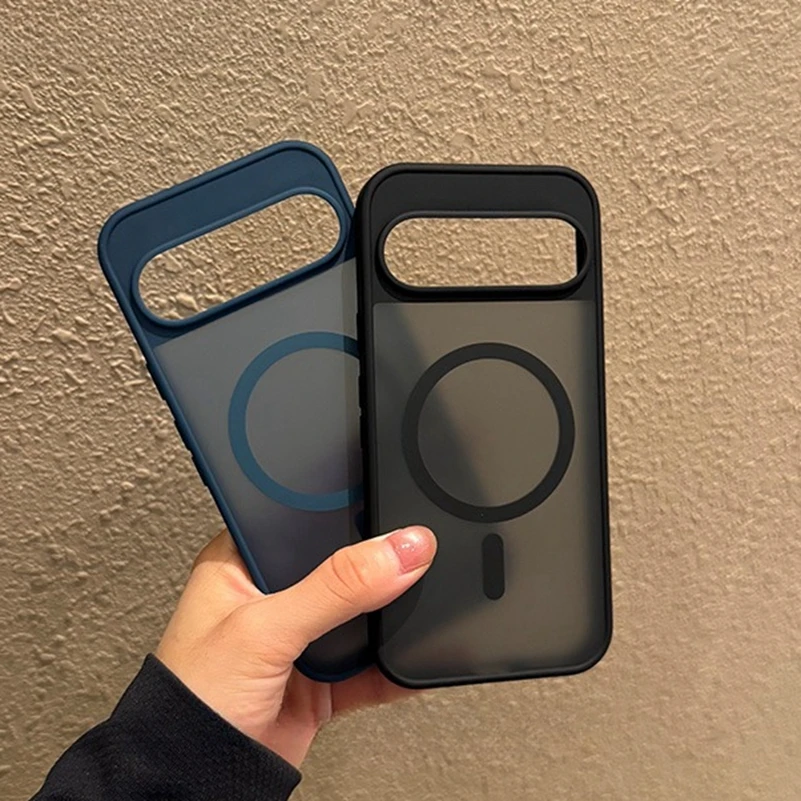 Luxury Translucent Matte Magnetic Case For Google Pixel 10 ProXL 9Pro XL 10Pro 10 9A Wireless Charging Candy Color Slim Cover 6