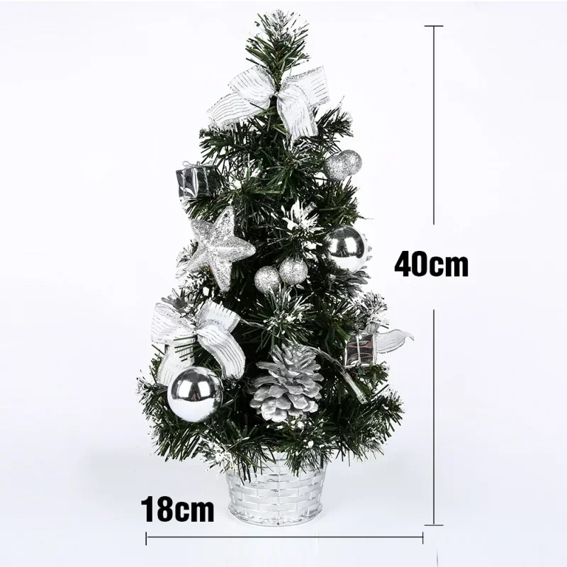 40CM LED Christmas Tree Nightlight Light Pine Needle Tree 6