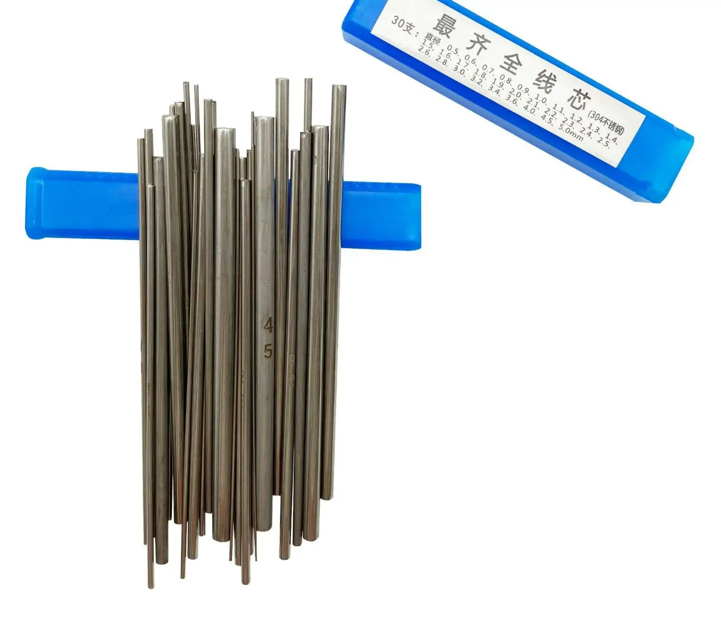 10cm Length Solid Wire Core Stick Roll Mandrel Jewelry Gold Making Tool Stainless Steel 30 Pieces Diameter 0.4-4.5mm stainless steel non powered rollers diameter 25 38 total length 100 500mm conveyor lines rollers accessories