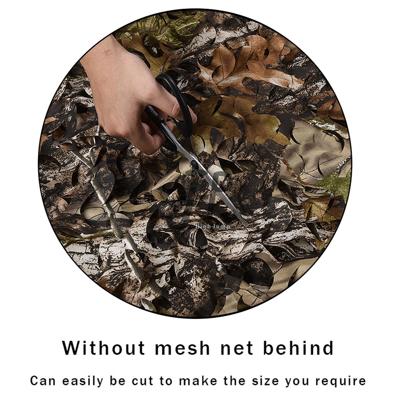 1.5m Camouflage Net Sun Shelter Tear-Resistant Polyester Oxford Hunting Shade Garden Recreation Car Cover Camping Awning Tent