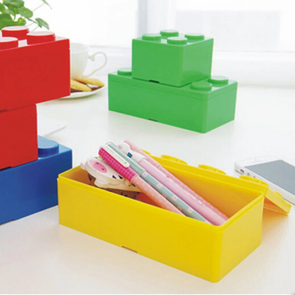 1Pc Creative Building Block Storage Box,Perfect For Office, Home And ...