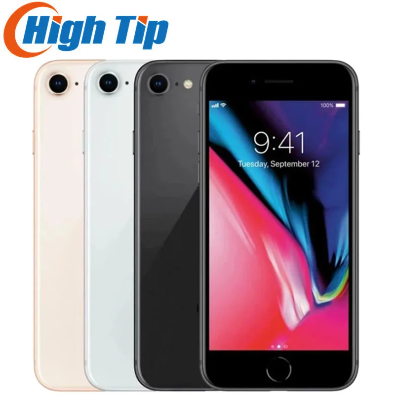 Original Apple IPhone 8 2GB RAM 64GB/256GB Hexa-Core 3D Touch ID 4G LTE  WIFI 12.0MP Camera 4.7