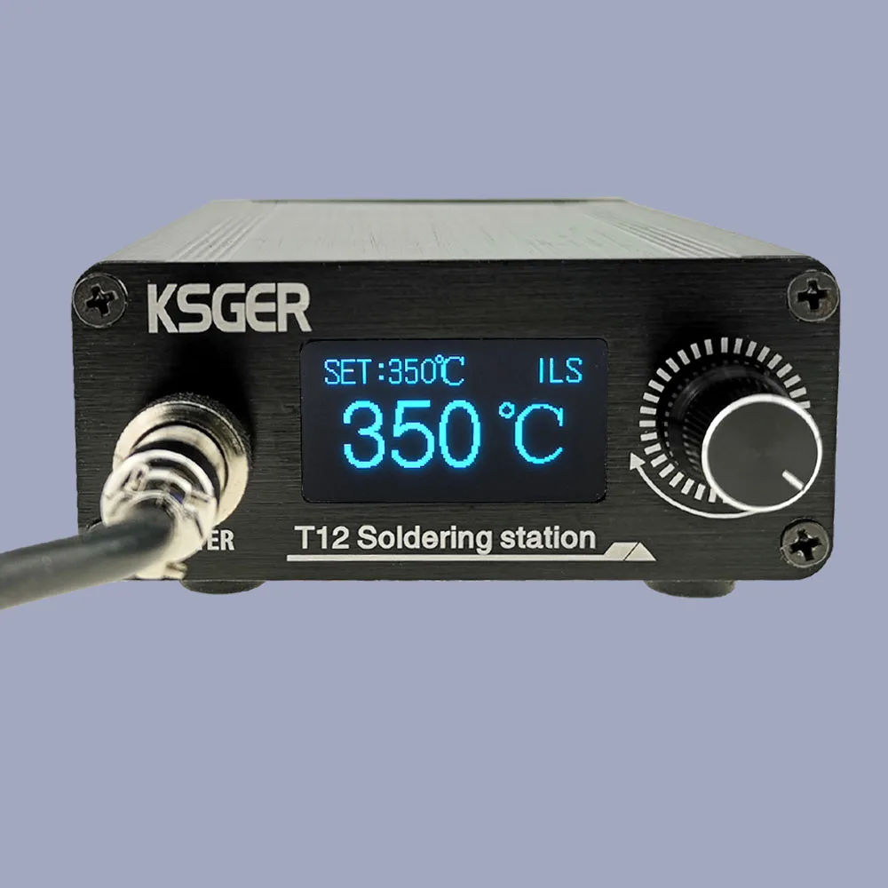 Soldering Iron Kit Electric Soldering Iron Soldering Iron Set Soldering Iron Soldering Iron Stand KSGER T12 V3.1S Soldering Iron Station OLED STM32 Welding Tools Electric Iron Tips Auto-sleep 70W 1.3 Inch Screen AC100-260V
