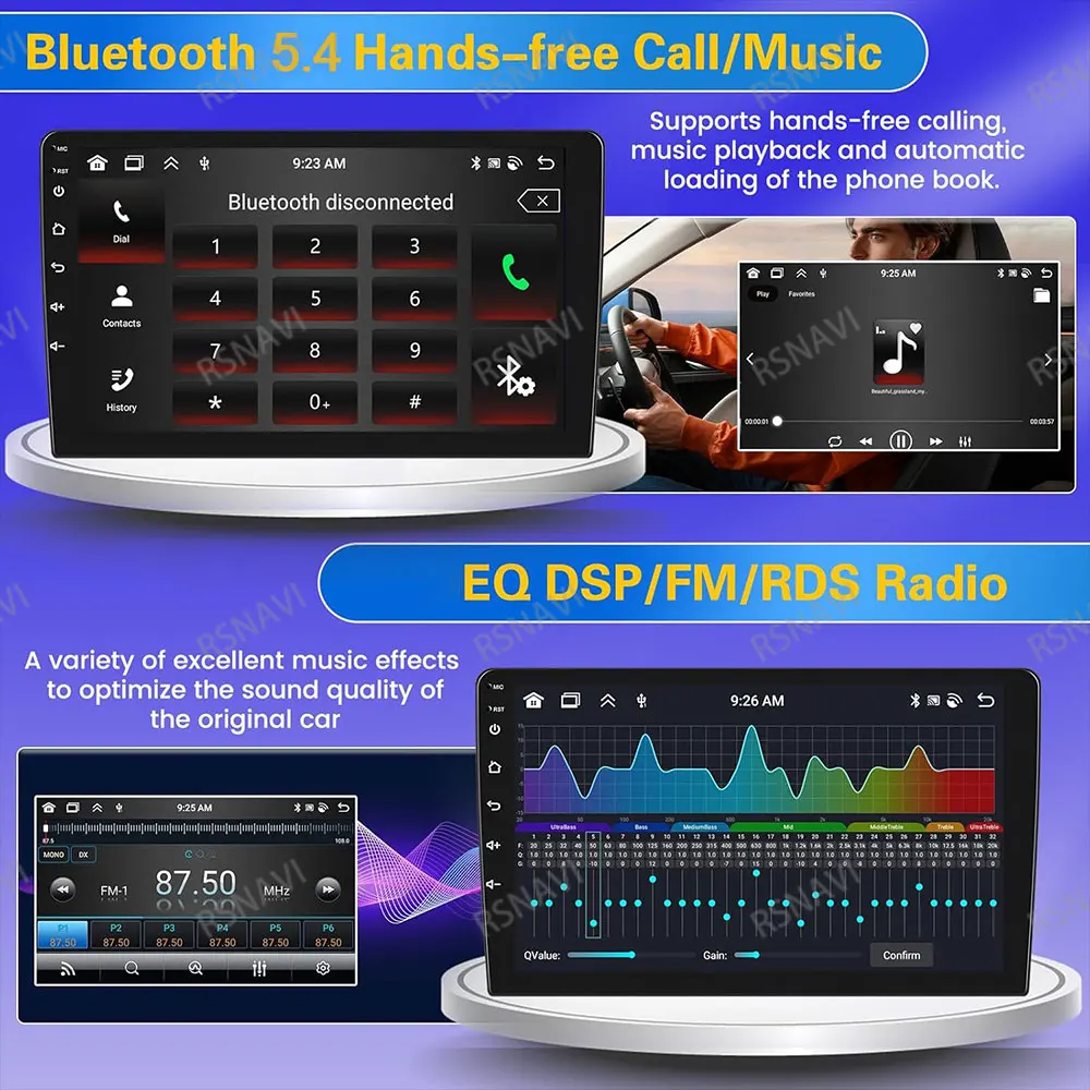 Radio para Auto Android 16 para Audi TT MK2 8J 2006 2007 - 2014 Estéreo 5G WIFI DVD DSP Qualcomm BT Reproductor de Video Inalámbrico Carplay Auto 6