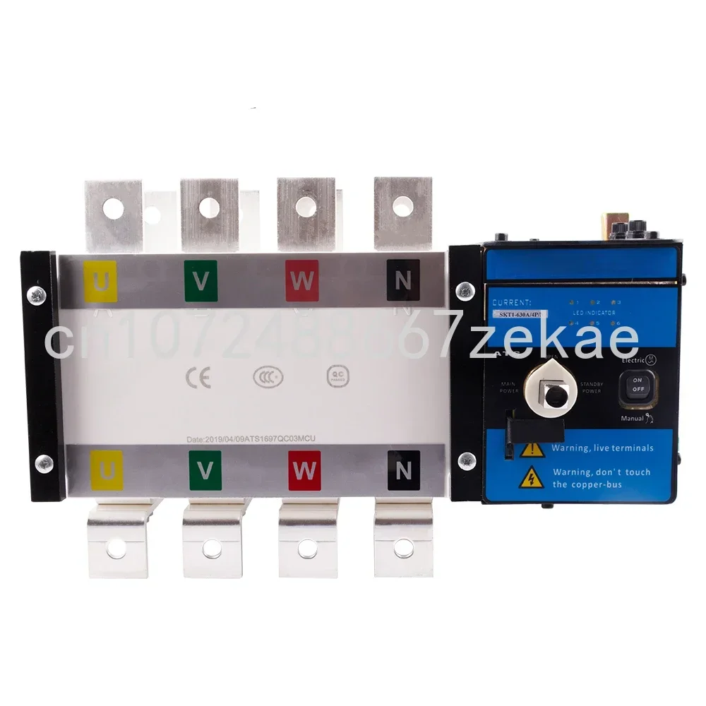 

800A 4p Controller Automatic Transfer Switch three phase smart intelligent dual power transfer for generator set