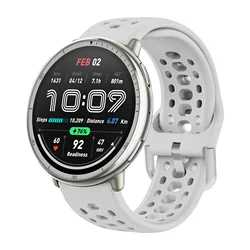 Premium Silicone Strap for Active Sports - Breathable and Stylish Watchband Accessories (Light Gray)