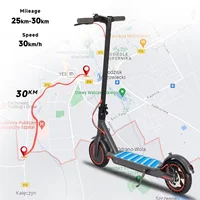 SUNNIGOO adulte Scooter électrique 36V 10.4Ah 350W moteur 30KM longue portée 30 KM/H 8.5 pouces pneus solides pliable Smart APP EScooter 6