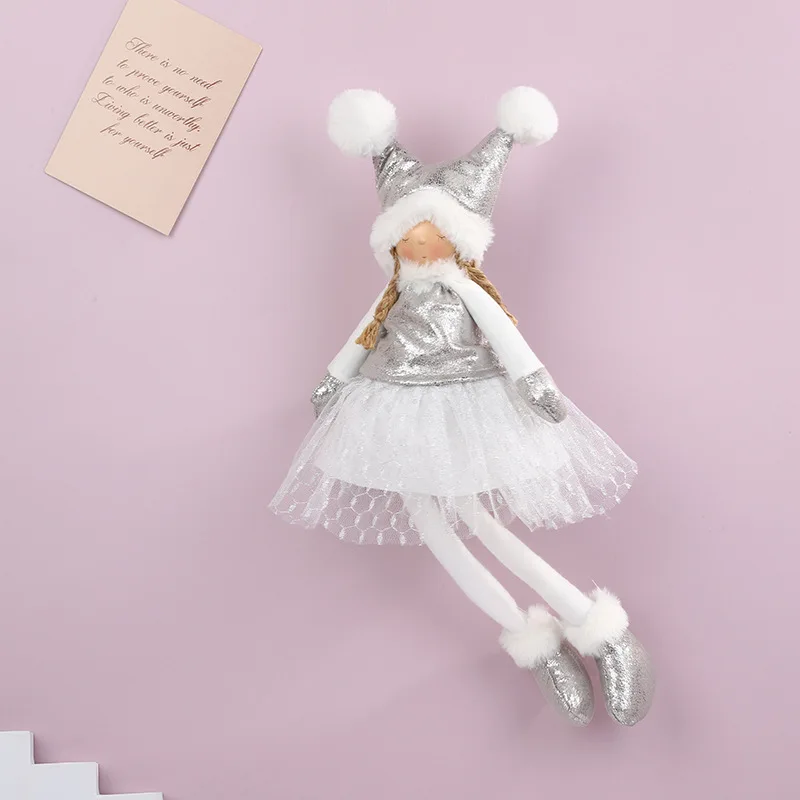 Various Holiday Gifts for New Year and Christmas Angel Girl Dolls  Christmas Scene Decorations