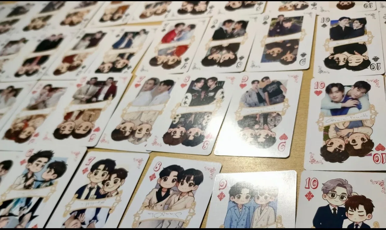 2026년 신제품 Gmmtv 태국 스타 Bbbuild Williamest Pondphuwin Zeenunew Jimmysea 포커 카드 게임 선물 컬렉션