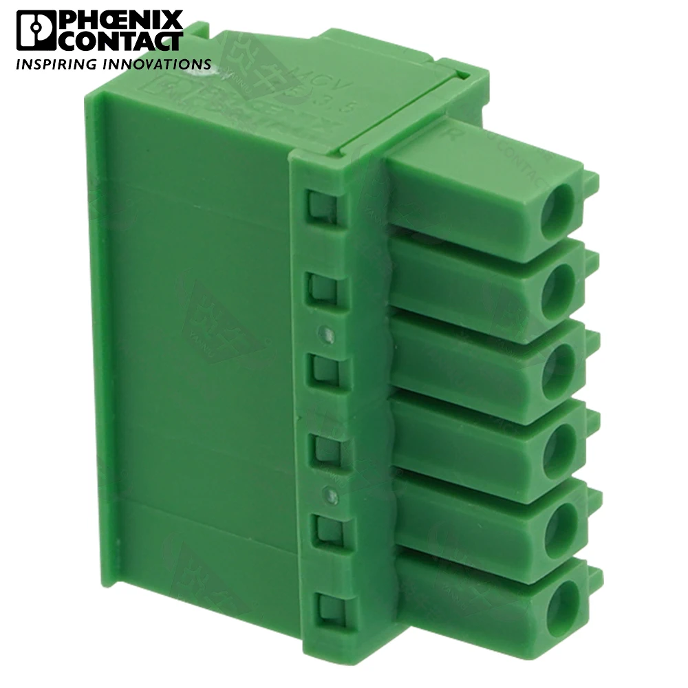  Ǵн Ʈ Ŀ PCB ÷ ÷ ͹̳ , 6  MCVR 1.5 ST 3.5 1863194 8A 160V, 3.5mm