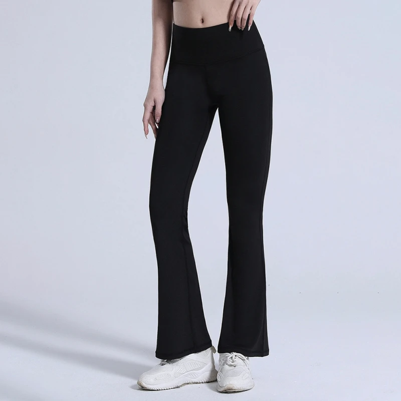 

Women Yoga Pants Tight Height Waist Wide Leg Pants Quick Dry Lift Hip Slimming Exercise Fitness Dance Trousers