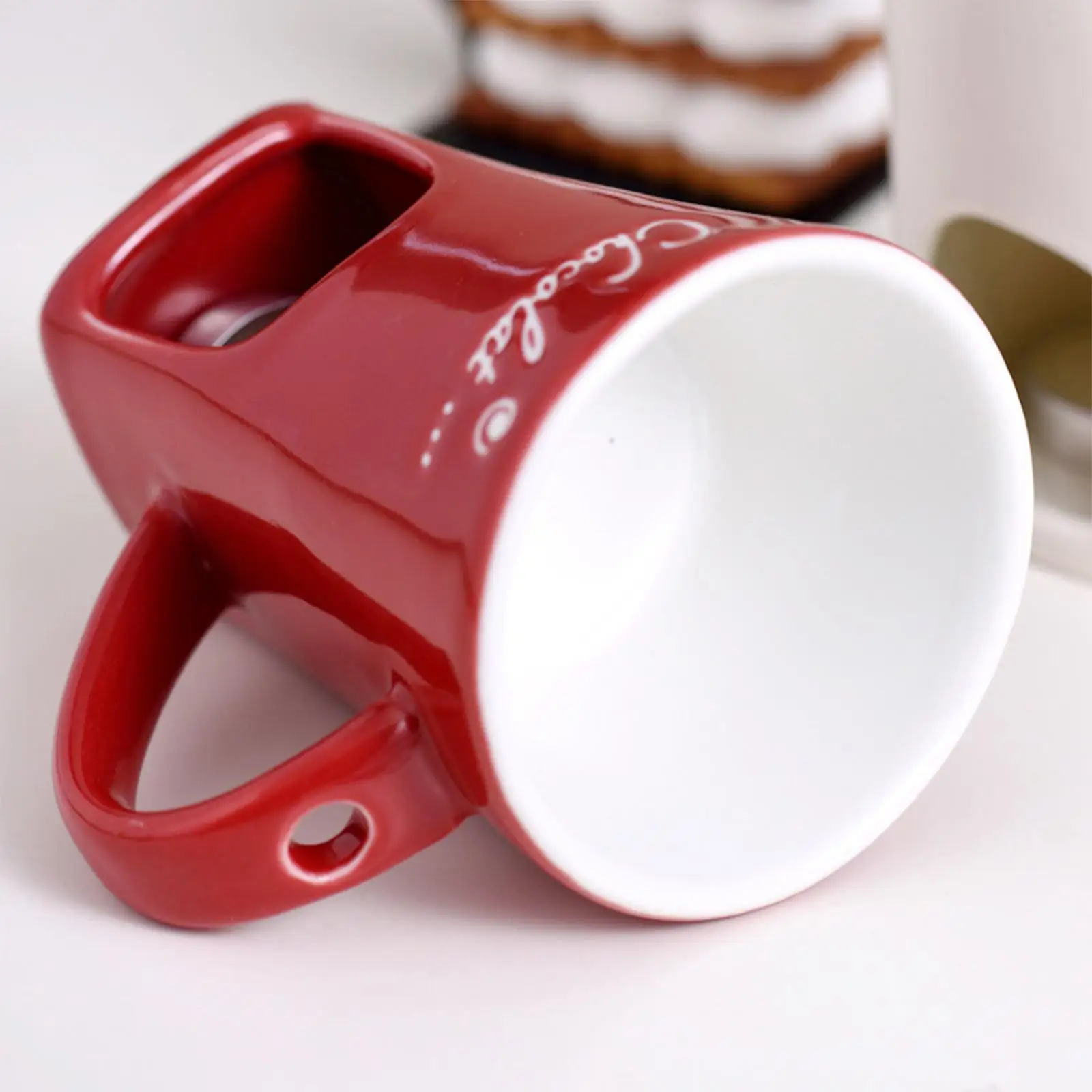 Chocolate Fondue Pot Ceramic Fondue Mug Cheese Butter Warmer Hot Pot Chocolate Cheese Melting Kitchen Appliances