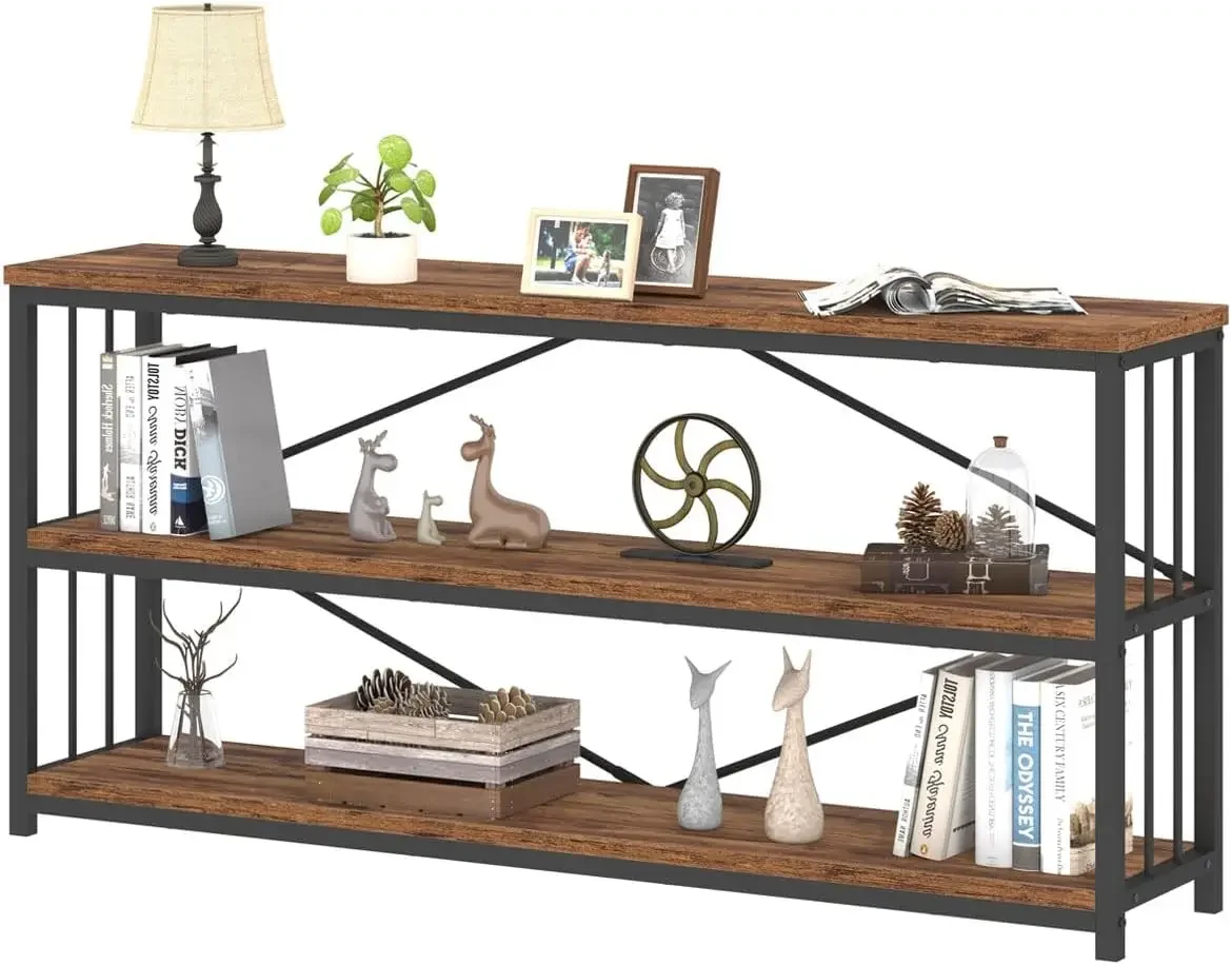 Rustic low sale bookshelf