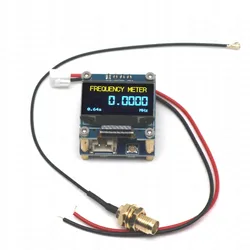 Enhanced OLED Display RF Signal Frequency Counter (1kHz - 100MHz) for Radio and Wave Measurements (100Hz to 100MHz)