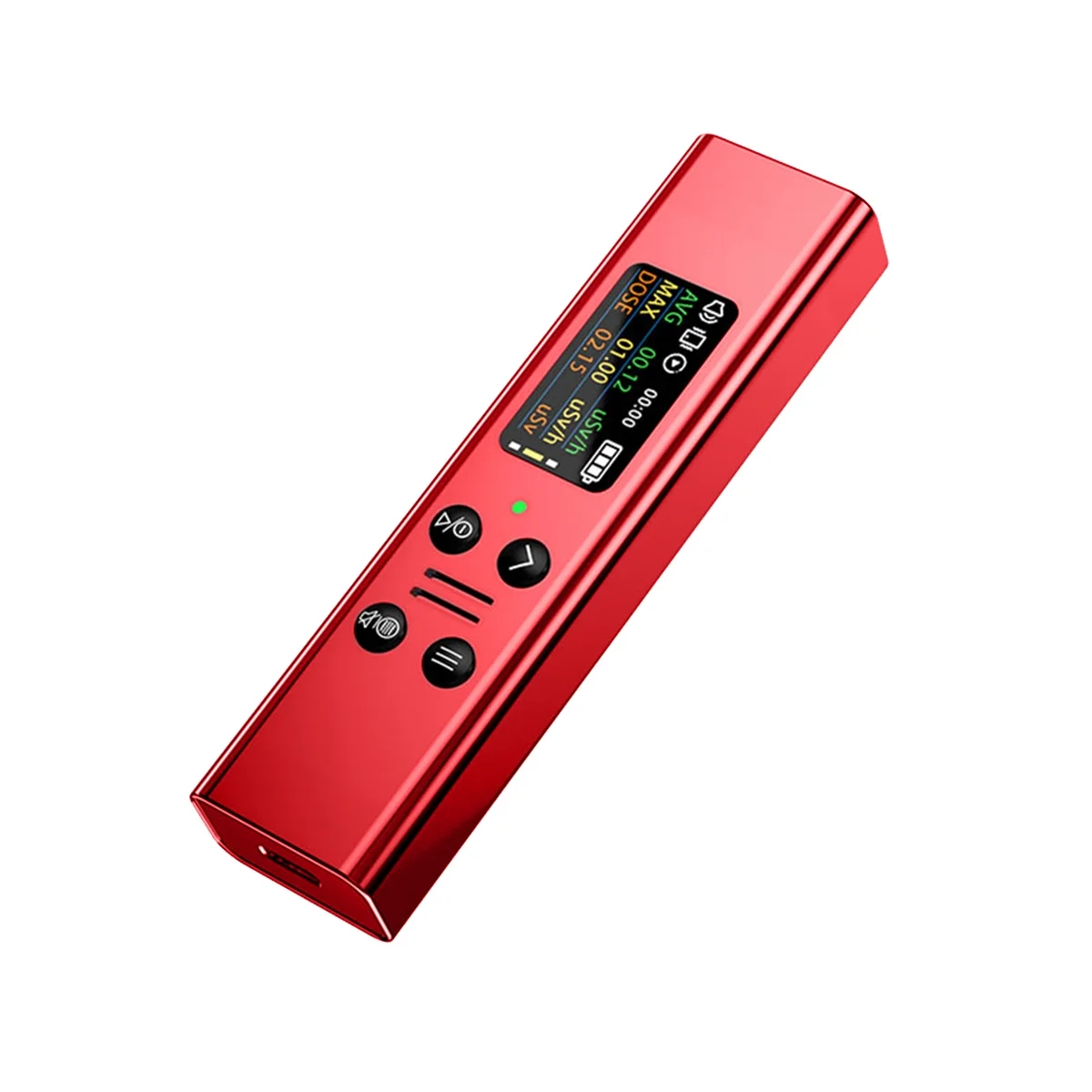 

Nuclear Radiation Detector Multiple Alarm Nuclear Detector Handheld Geiger Counter for Radiation Monitoring-red