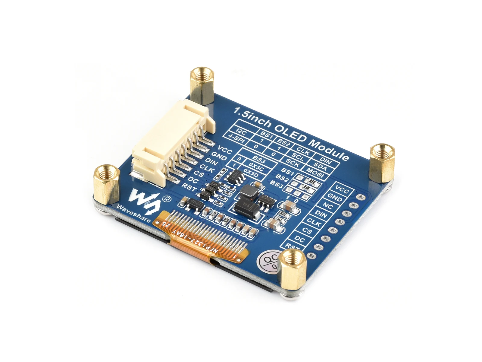 1.5 ġ OLED , 28x128 ȼ, 16 ׷ ü߰, SPI/I2C ̽,  , Ƶ̳, STM32   Բ 