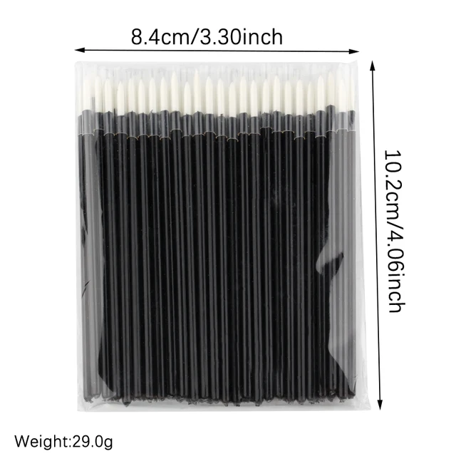 50 pcs Professional Eyeliner Brush Eye shadow Brushes Fine Point Eye Liner Pens brushs Eyelash Extension Cosmetic Brushes