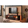 LED Entertainment Center for TV, Modern TV Console with 2 Drawers, TV Stands for Living Room 3