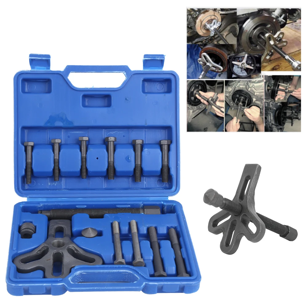 Car Steering Wheel Puller Kit Remover Harmonic Balancer Gear Pulley Car Repair Tool