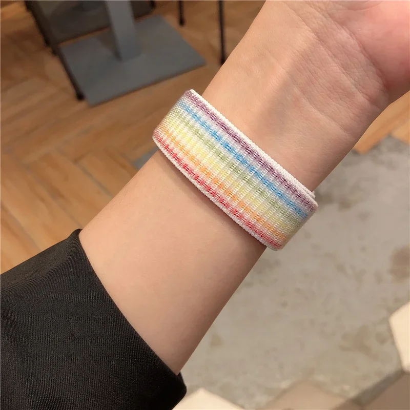 Breathable Sport Nylon Watchband - Adjustable Strap Bracelet