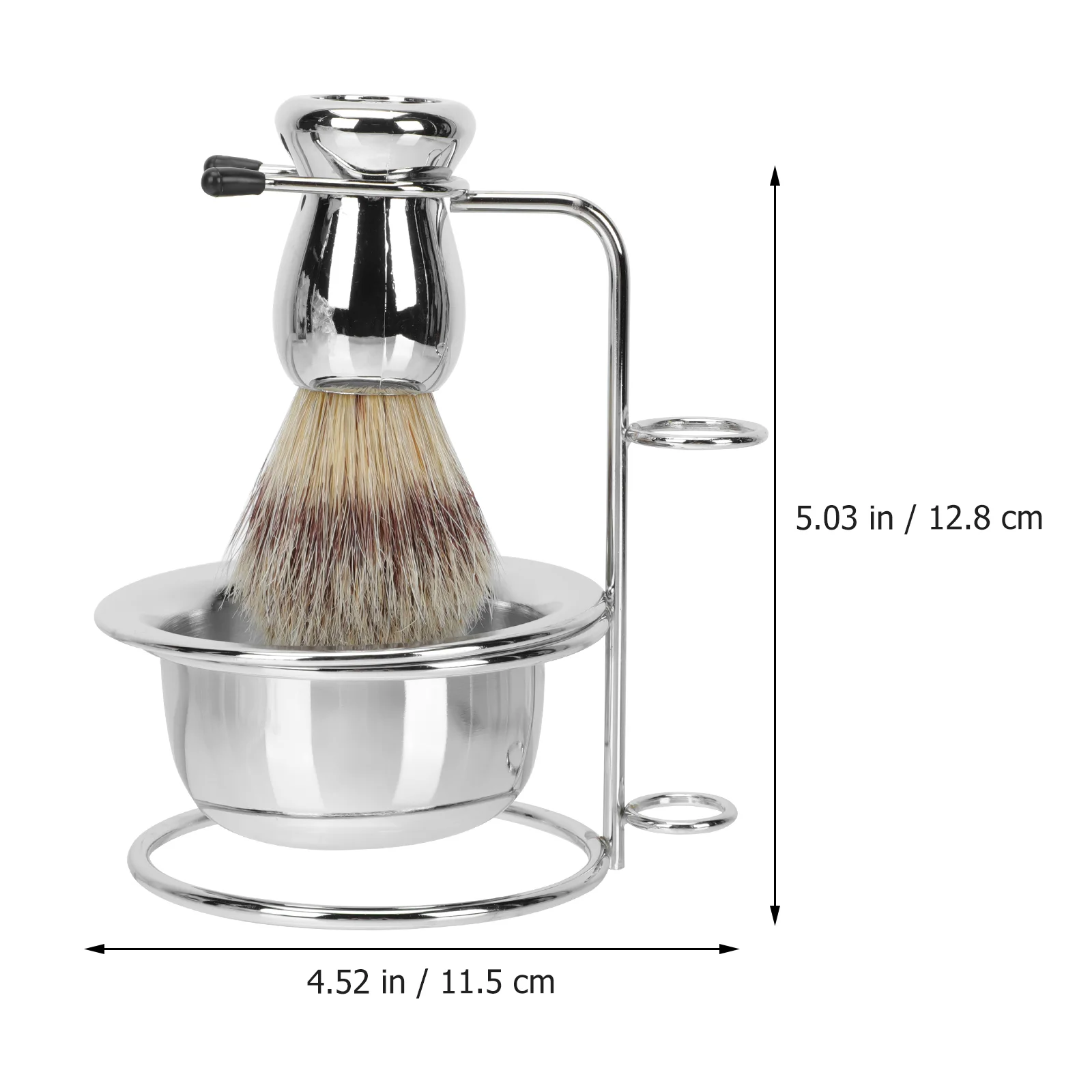 Beard Brush Holder Bubble Bowl Shavers for Men Hair Stainless Steel Shaving Kit Bathroom Accessory Man Mens Razors
