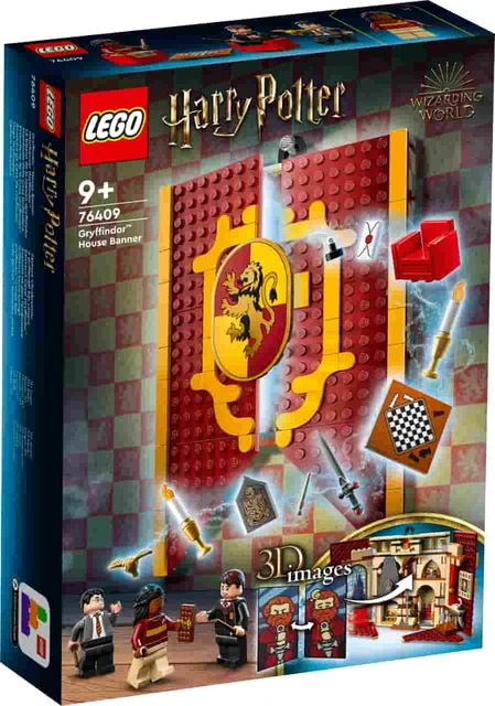 Comprar Lego Harry Potter Bandeira da Casa de Gryffindor de LEGO