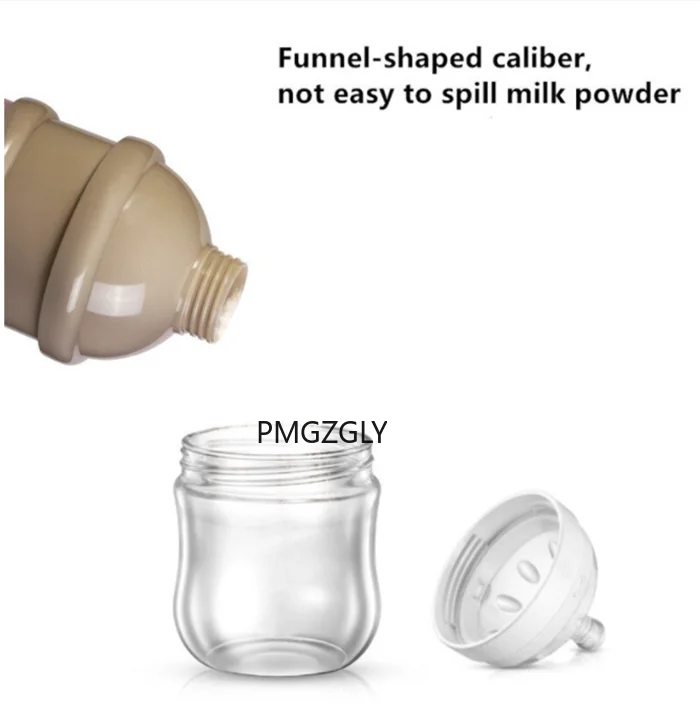 Three layer side door milk powder box Baby Feeding Portable Newborn Milk Container Infant Kids Formula Milk Powder storage