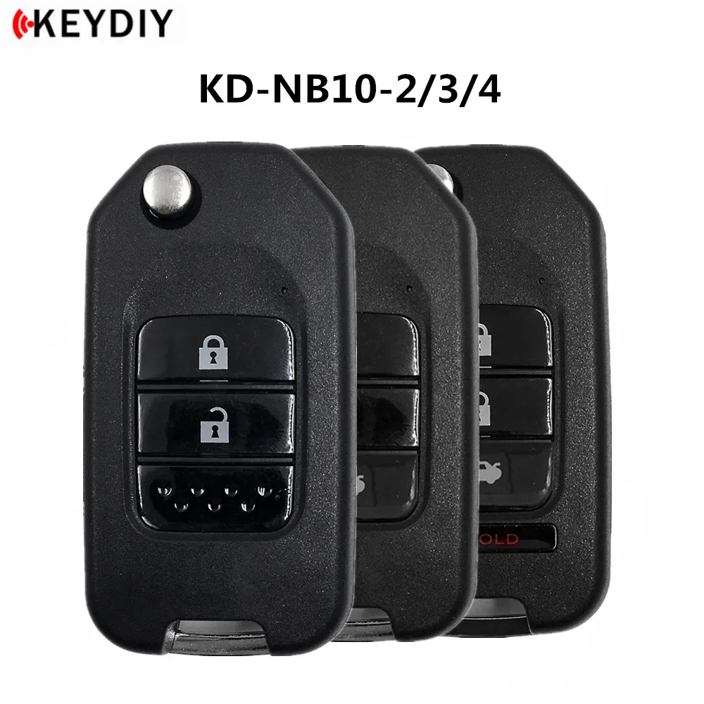 5/10pcs,KEYDIY KD900/KD-X2/KD-MAX Key Programmer NB10-2/3/4 Universal Multi-functional KD MINI Remote For Honda Car Keys