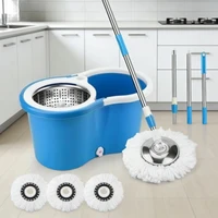 Hot Sale 360 Spin Mop and Bucket Set, Easy Wring Self Cleaning Floor Mop with 3 Replaceable Microfiber Heads & Adjustable Handle