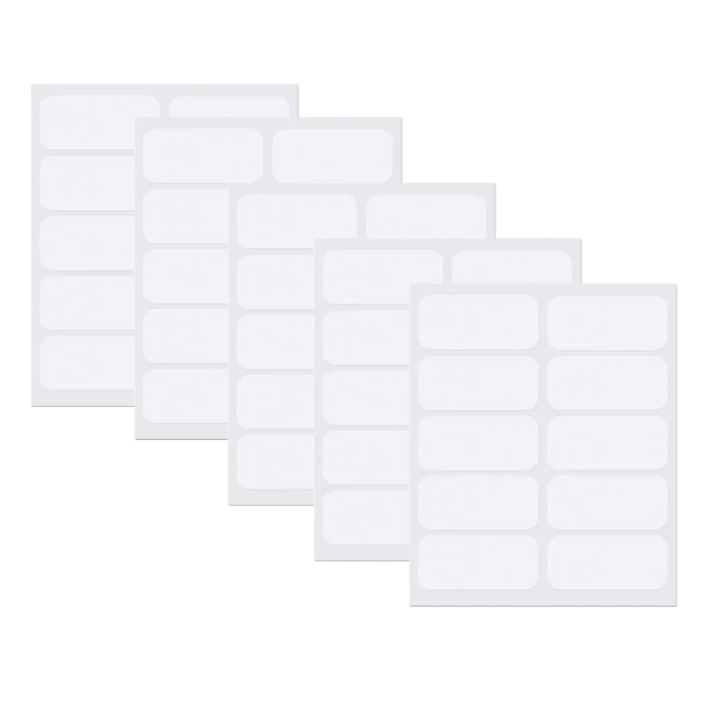 50pcs Handwritten Cloth Tag Adhesive Enduring No-Iron Kids Clothing Labels for Clothing Organization in Household