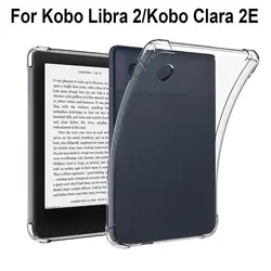 Transparent TPU Shockproof E-Book Reader Protective Case - Kobo Libra 2