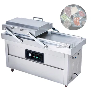 Automatic Digital Vacuum Packaging Machine Food Sealer Nut/Fruit/Meat Consumer and Commercial Double Sealer