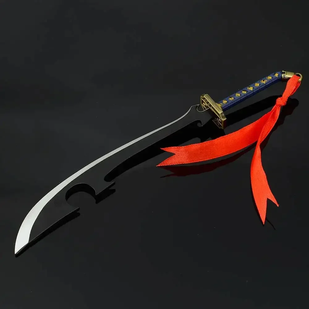 26cm Katen Kyokotsu Blade Bleach Weapon Kyoraku Shunsui Anime Model Samurai Sword Desktop Decoration Collection Gifts Toys Kids 4