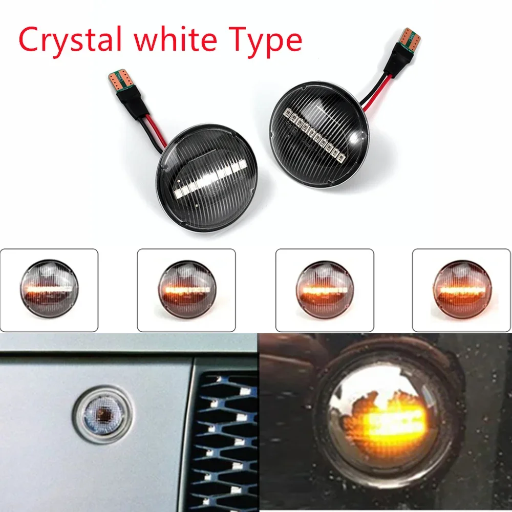 

Dynamic LED Turn Signal Side Marker Light Car Sequential Flashing Lamp For Land Range Rover L322 2002-2012 Blinker Indicator