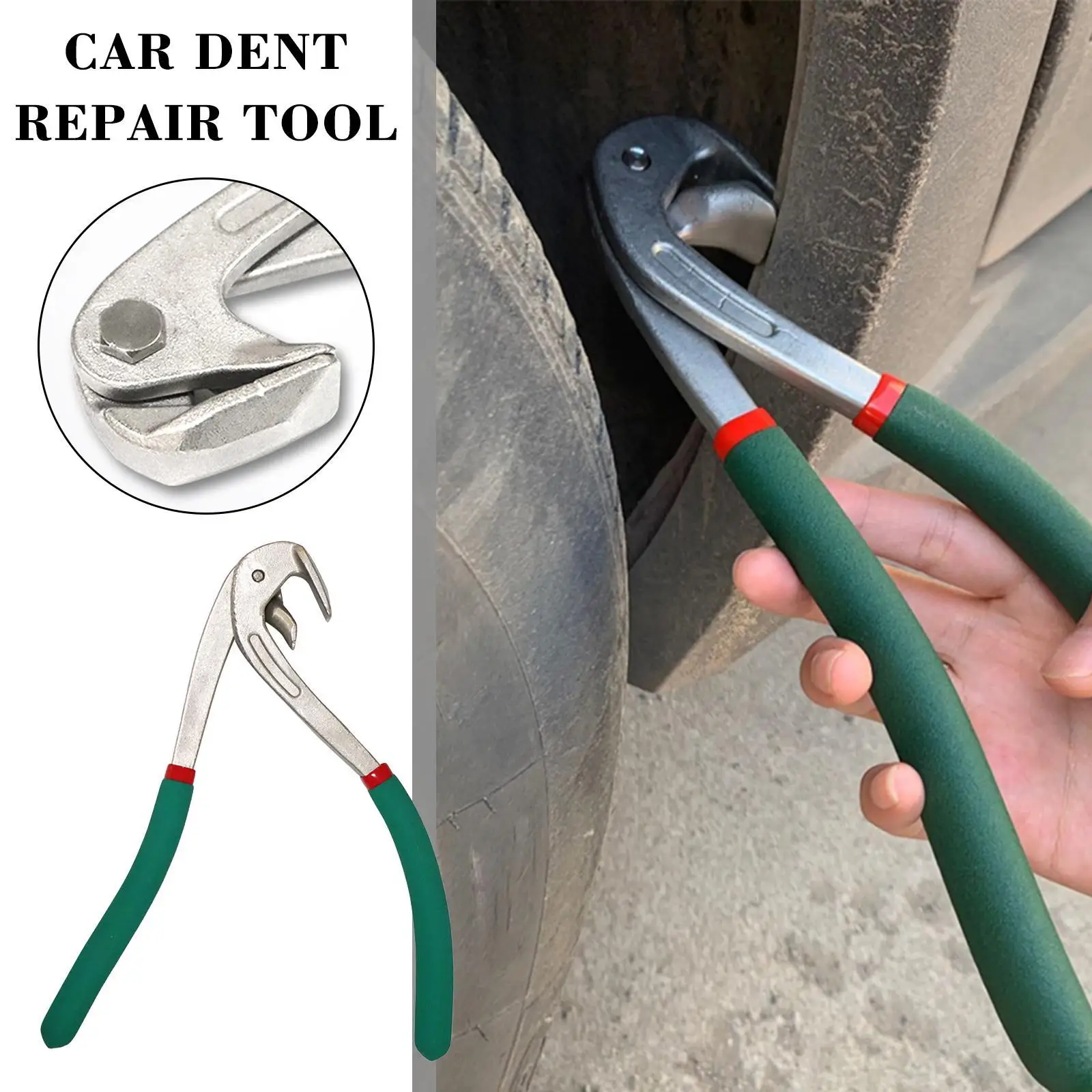 

Car Fender Edge Repair Tool Paintless Dent Repair Kit Autobody Repair Tools Car Edge Trimming Pliers Flat Hole Caliper Tool Clip