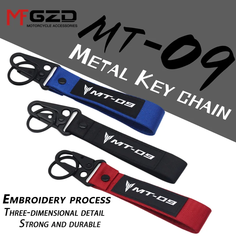 

For Yamaha MT-07 MT-09 Motorcycle Accessories Keychain Keyring Keyfob Key Chain Ring mt07 mt09