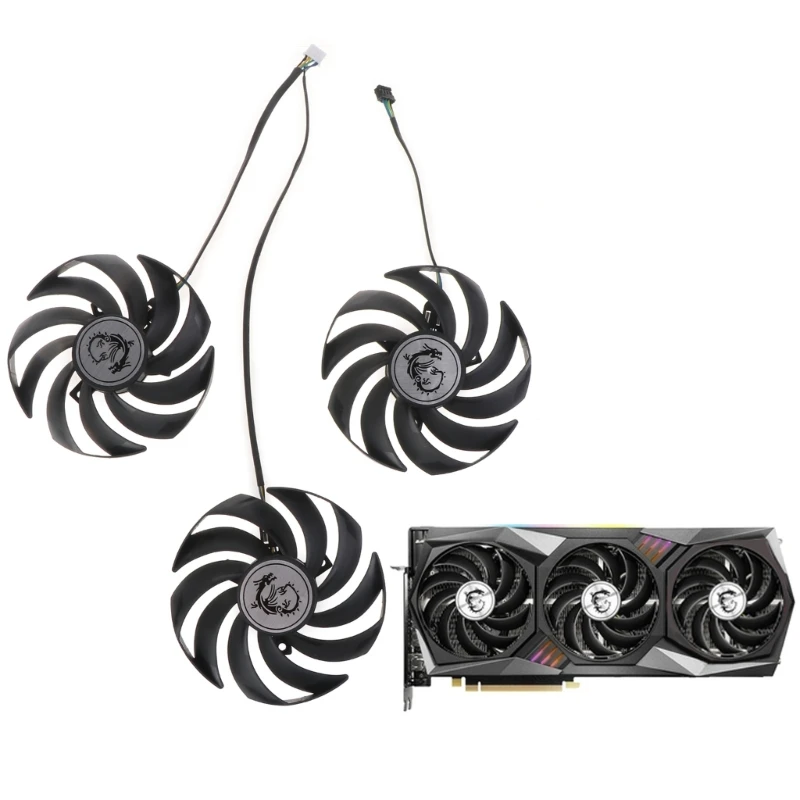 Ventola Di Raffreddamento Da 90Mm Pld09210S12Hh 12V Per Msi Radeon Rx 6800 6900