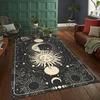 Tarot Moon Sun Carpet for Living Room Home Decoration Sofa Table Large Area Rugs Bedroom Bedside Floor Mat Witch Gothic Carpet 2